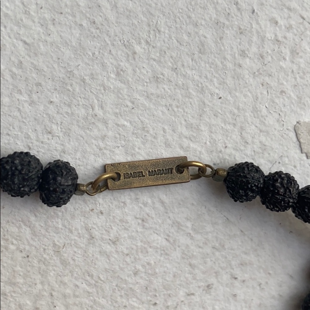 Isabel Marant Textured Bead Tassel Necklace - Picture 8 of 14